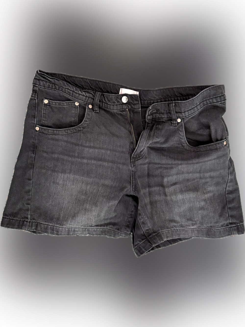 BDG Black Denim Mid-Rise Jean Shorts